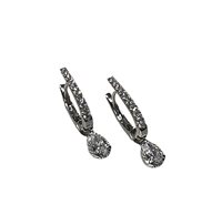 Orecchini Casciola Gioielli Donna in Oro bianco Diamante 0.48 Ct GOCCINE GV PEND - GOCCINE GV PEND